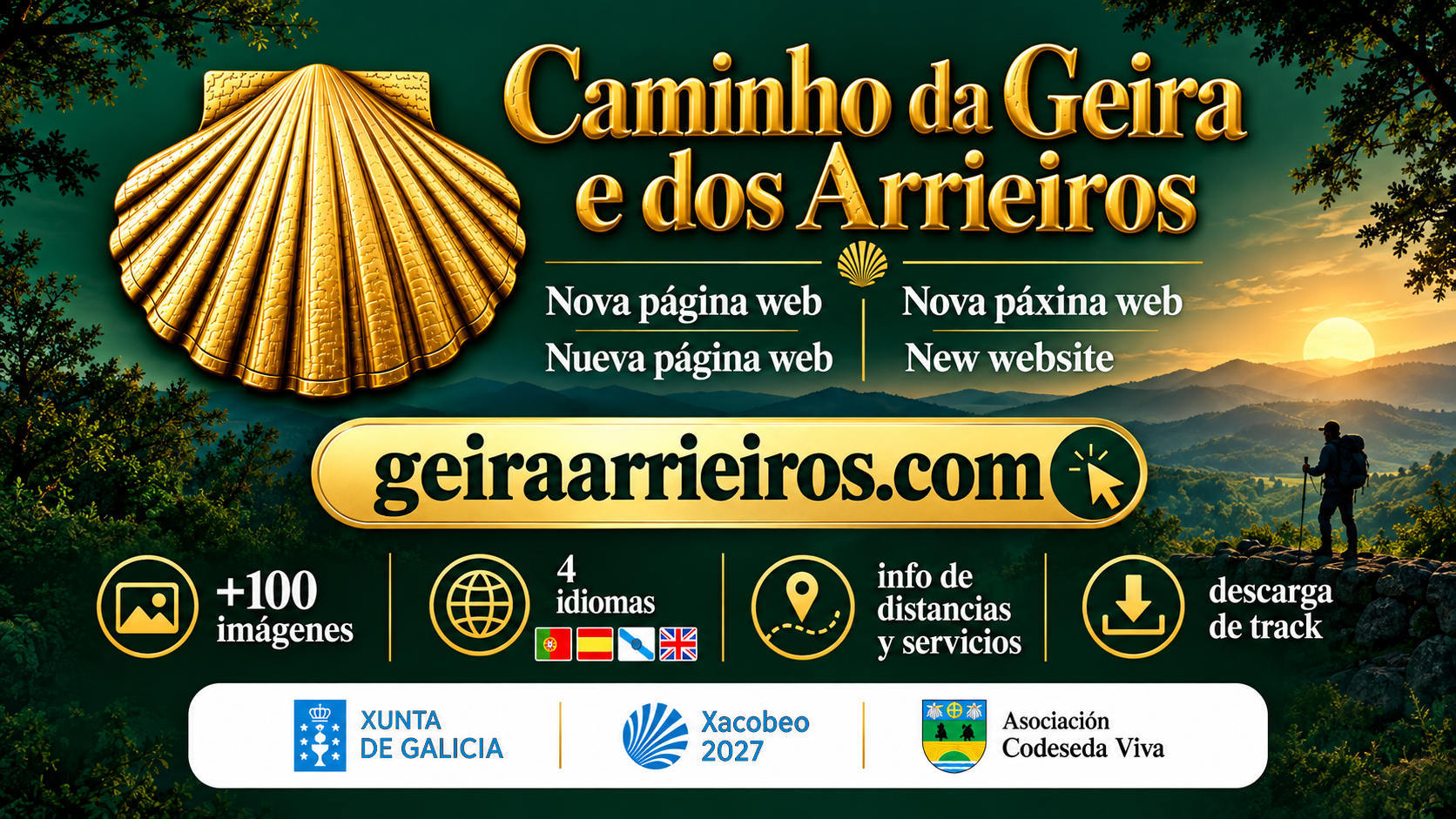 Nueva web del Caminho da Geira e dos Arrieiros